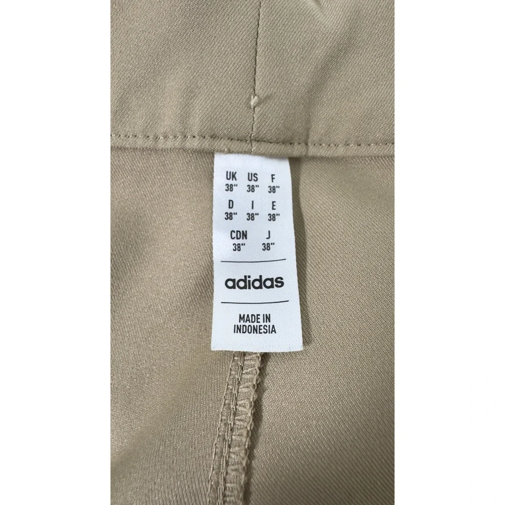 Adidas Golf Shorts Mens 38 Tan Performance Stretch Flat‎ Front